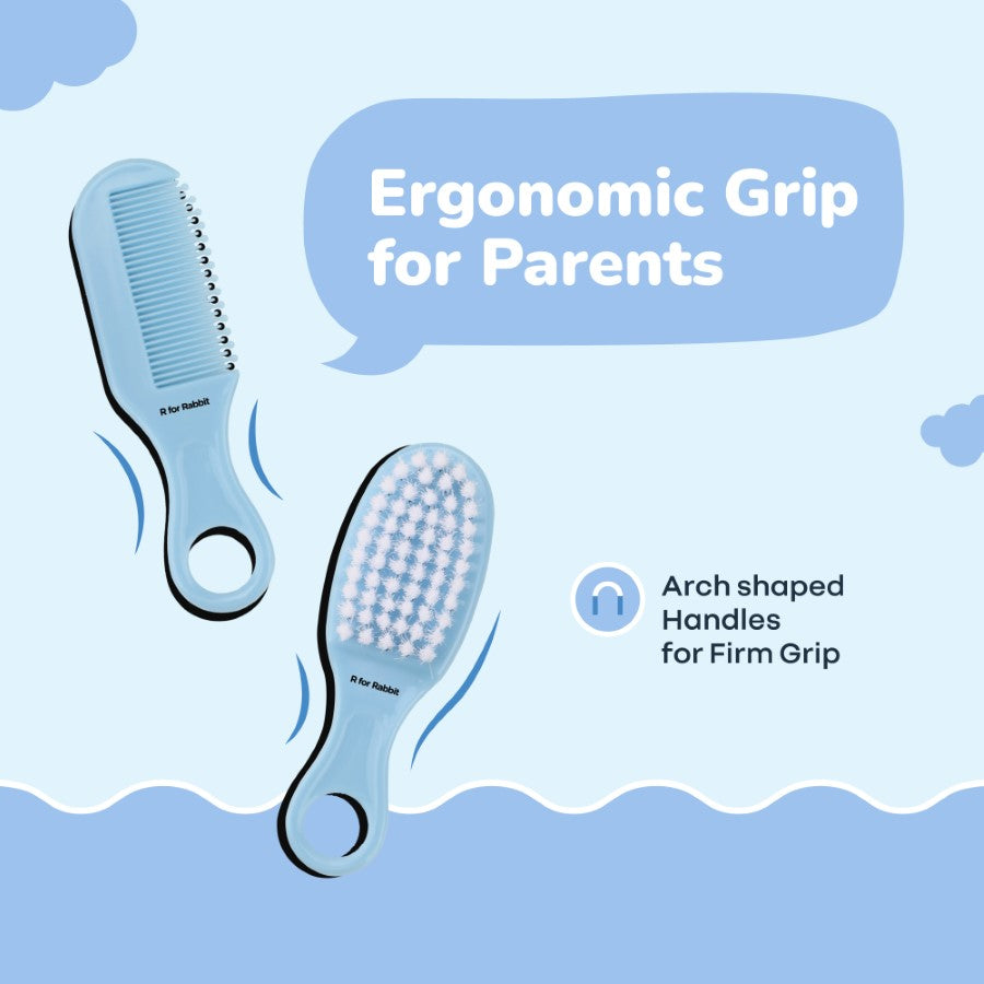 Stylo Totcare Set New Born Grooming Kit - Sky Blue