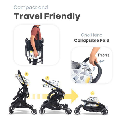 Street Smart Aero Kids Stroller - Black Multi