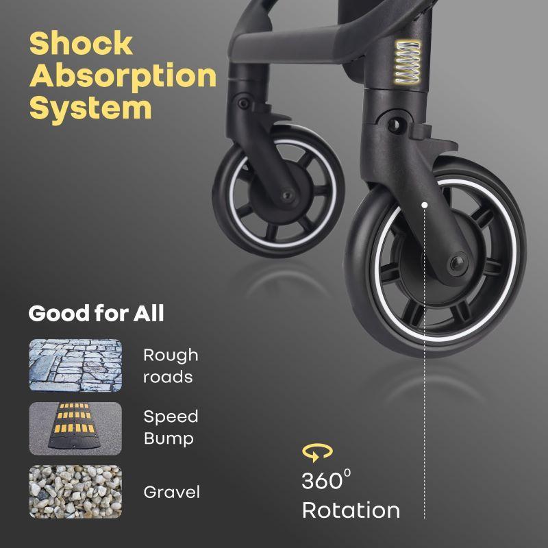 Street Smart Aero Kids Stroller - Black Multi