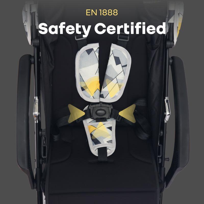 Street Smart Aero Kids Stroller - Black Multi