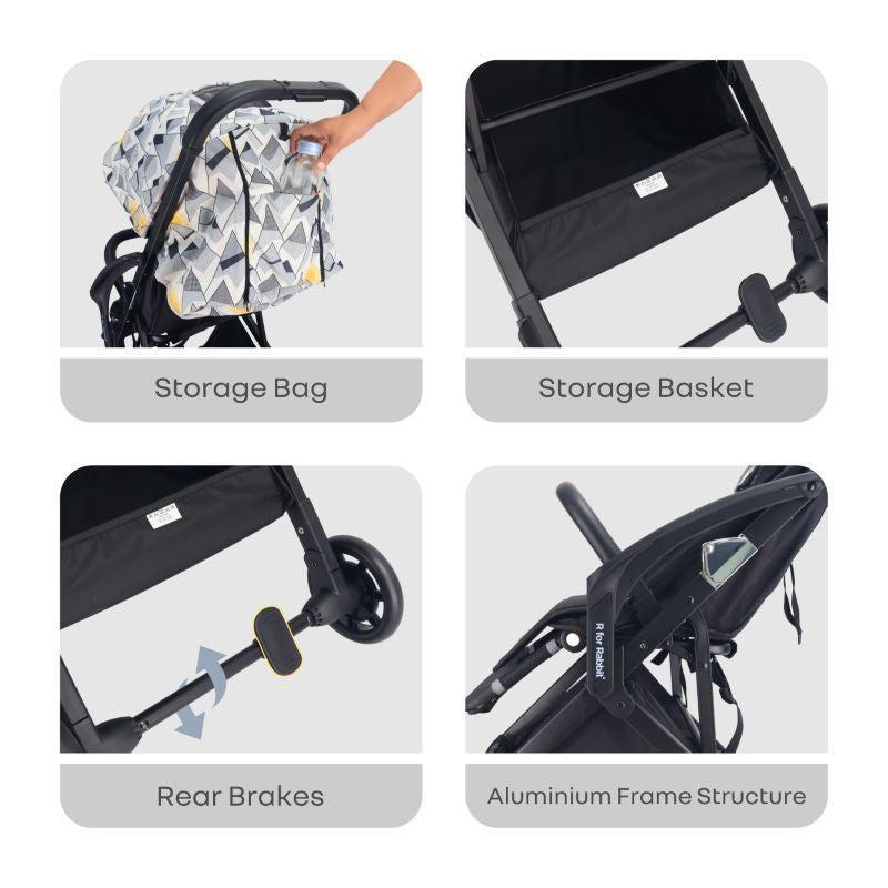 Street Smart Aero Kids Stroller - Black Multi