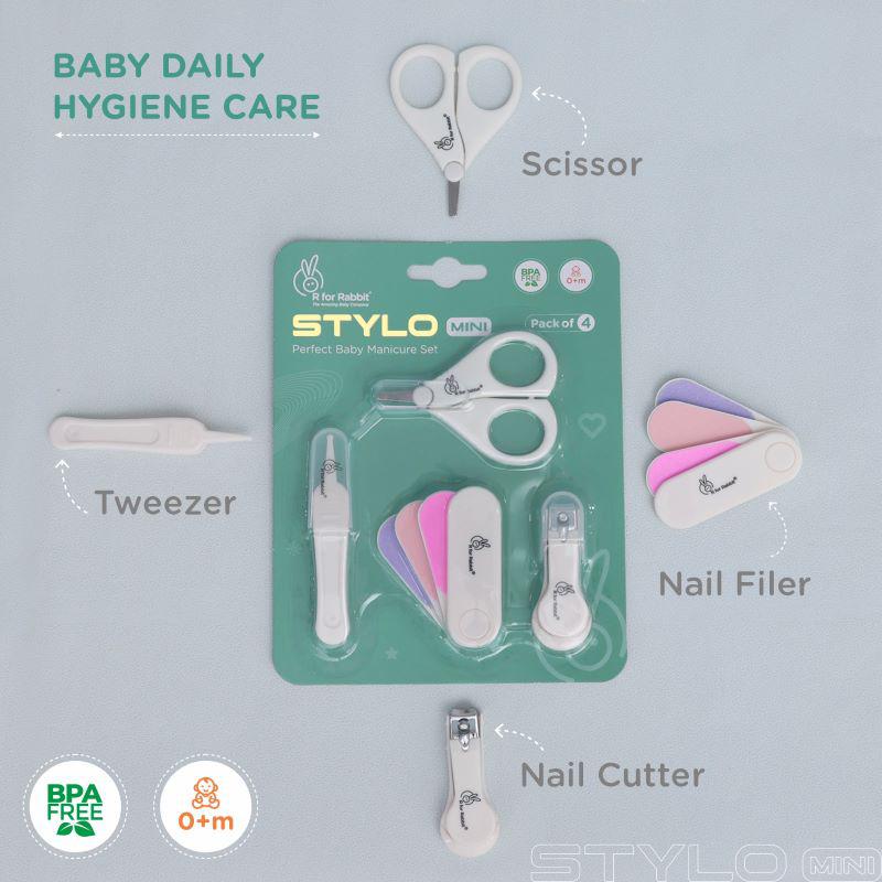 R for Rabbit Stylo Mini Baby Manicure Set - Multicolor