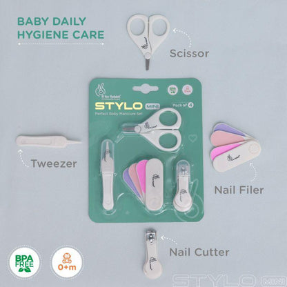 R for Rabbit Stylo Mini Baby Manicure Set - Multicolor