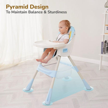 Sugar Doodle Plus High Chair For Kids 3-in-1 Convertible Design - Lake Blue