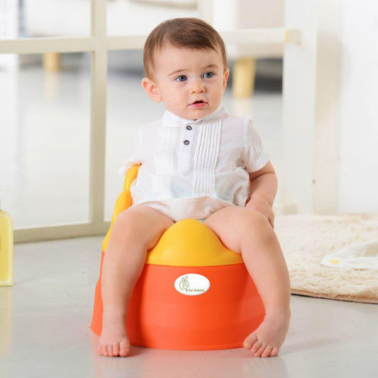 Tiny Tots Potty Seat for Kids - Orange Red