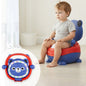 Tiny Tots Panda Potty Training Seat for Baby With Backrest And Grip Handles - Blue Red