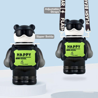Tritan Astro Baby Straw Sipper Bottle 1000ml - Black