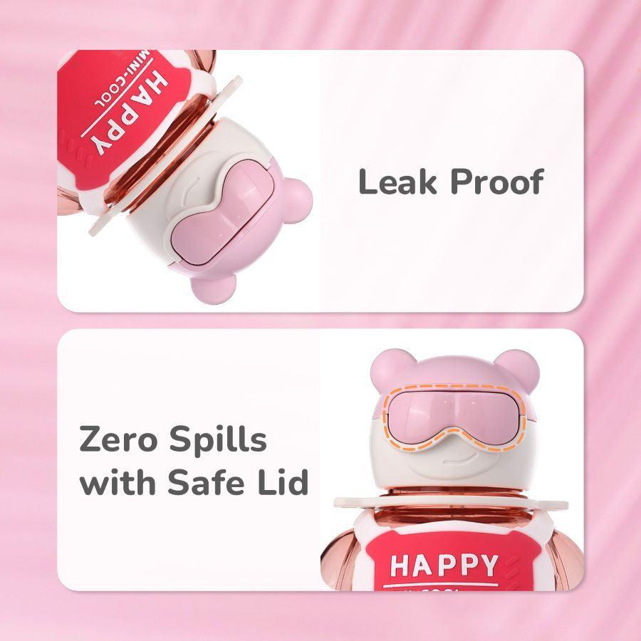 Tritan Astro Baby Straw Sipper Bottle 1000ml - Pink