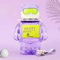 Tritan Astro Baby Straw Sipper Bottle 1000ml - Purple