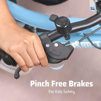 Vroom Bicycle For Kids 14 Inch With 90% Plug and Play For Ease of Installation - Lake Blue