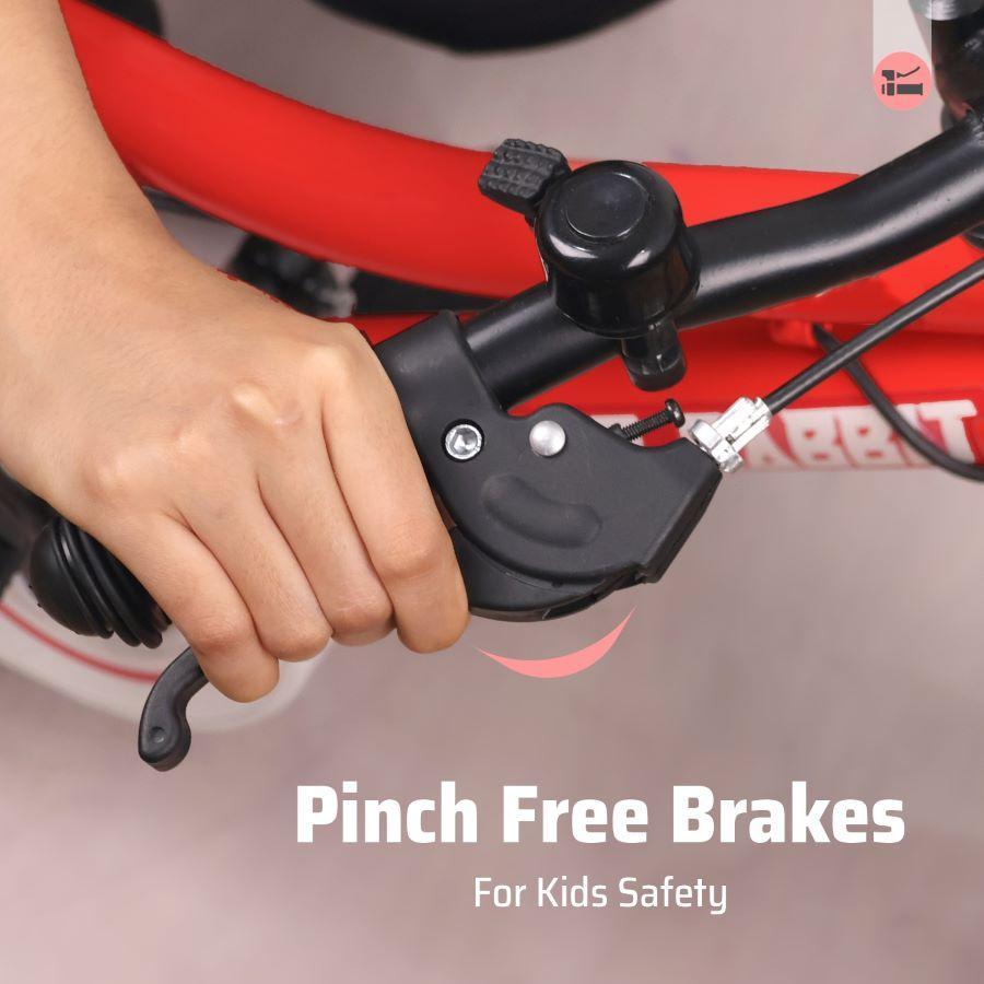 Vroom Bicycle For Kids 14 Inch With 90% Plug and Play For Ease of Installation - Red