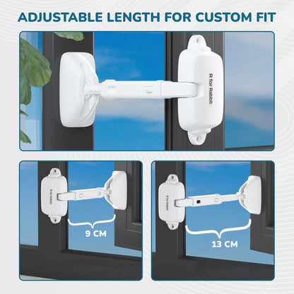 Protector Plus Window Locker Adjustable Baby Safety Window Lock - White