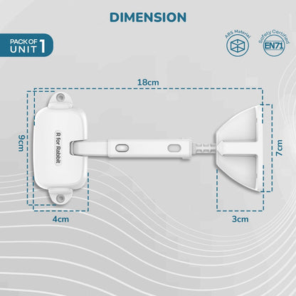 Protector Plus Window Locker Adjustable Baby Safety Window Lock - White