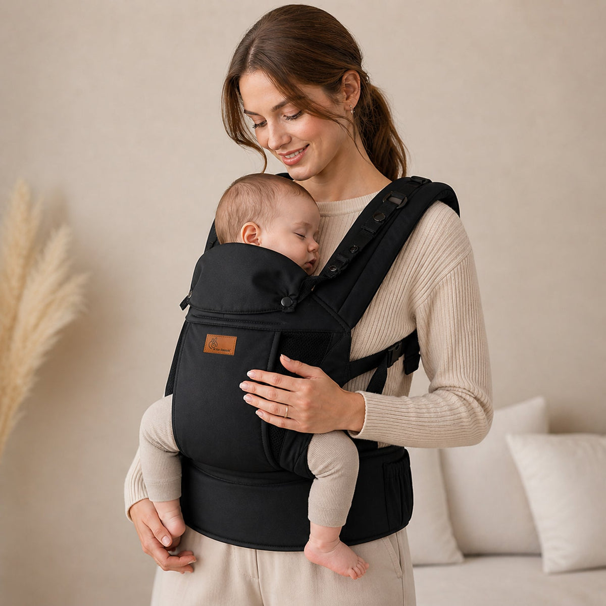 Comfy Hug Ergo 2-in-1 Baby Carrier - Black