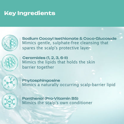 BioMimic Baby Shampoo - Sulphate Free, Tear Free, With Ceramides 400ml